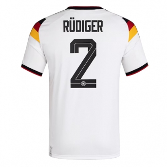 Billige Fotballdrakt Tyskland Antonio Rudiger #2 Replika Hjemmedrakt VM 2026 Kortermet